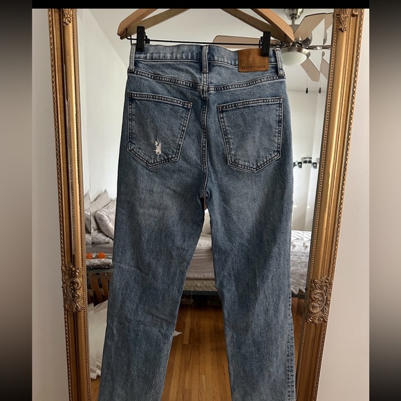 Denim Forum Arlo High Rise Straight Leg 27W 28L - Picture 3 of 4